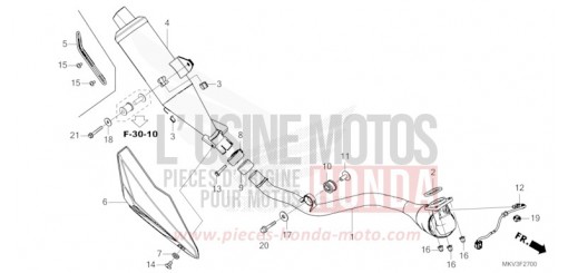 EXHAUST MUFFLER NSS750M de 2022